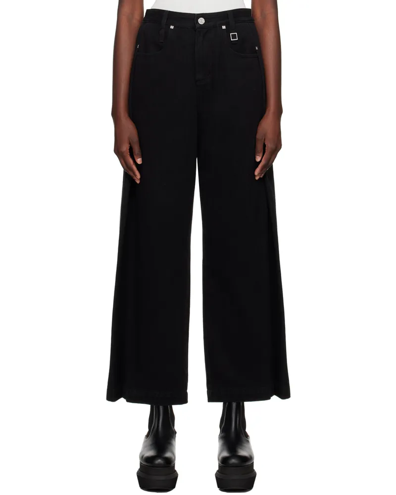 Wooyoungmi Black Folding Jeans Black