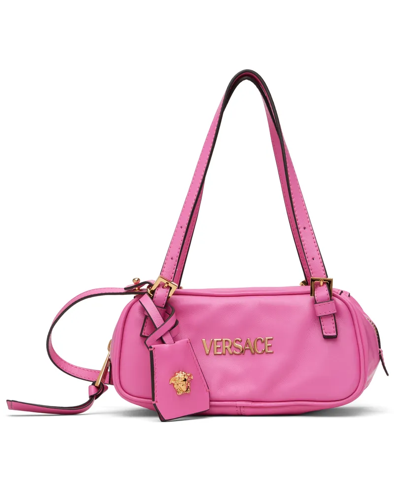 Versace Pink 'Versace' Tag Bowling Mini Bag 1pv9v-dragon