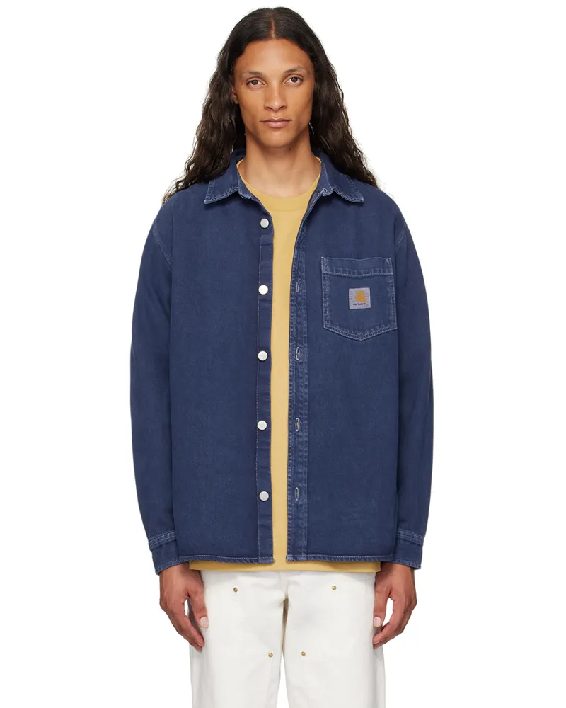 Carhartt WIP Blue George Denim Jacket 4j