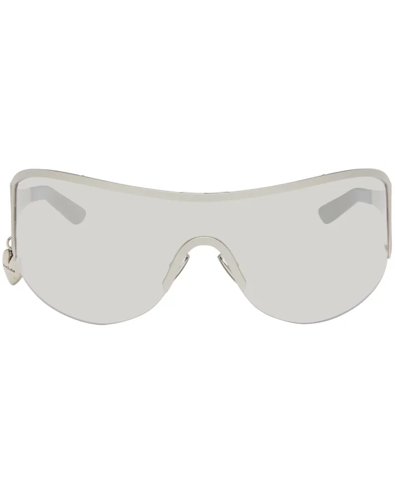 Acne Studios Silver Metal Frame Sunglasses Awn