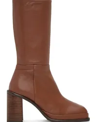 Miista Brown Abril Boots Cork