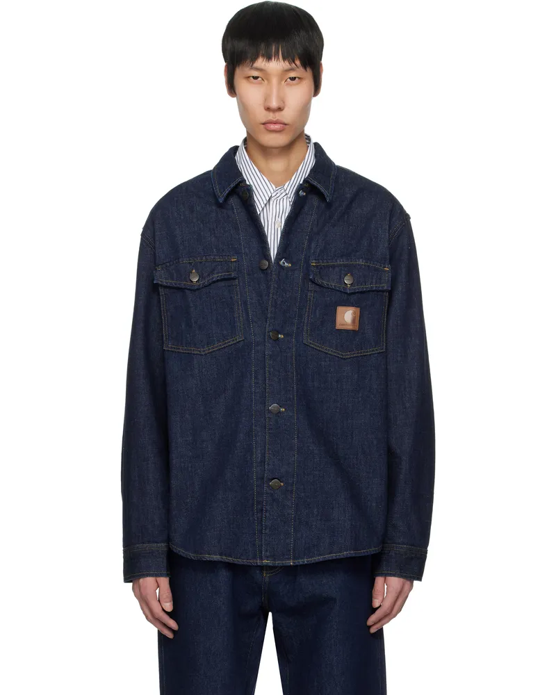 Carhartt WIP Blue Lincoln Denim Jacket 0102