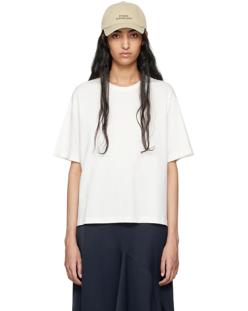 Studio Nicholson White Lee T-shirt Optic