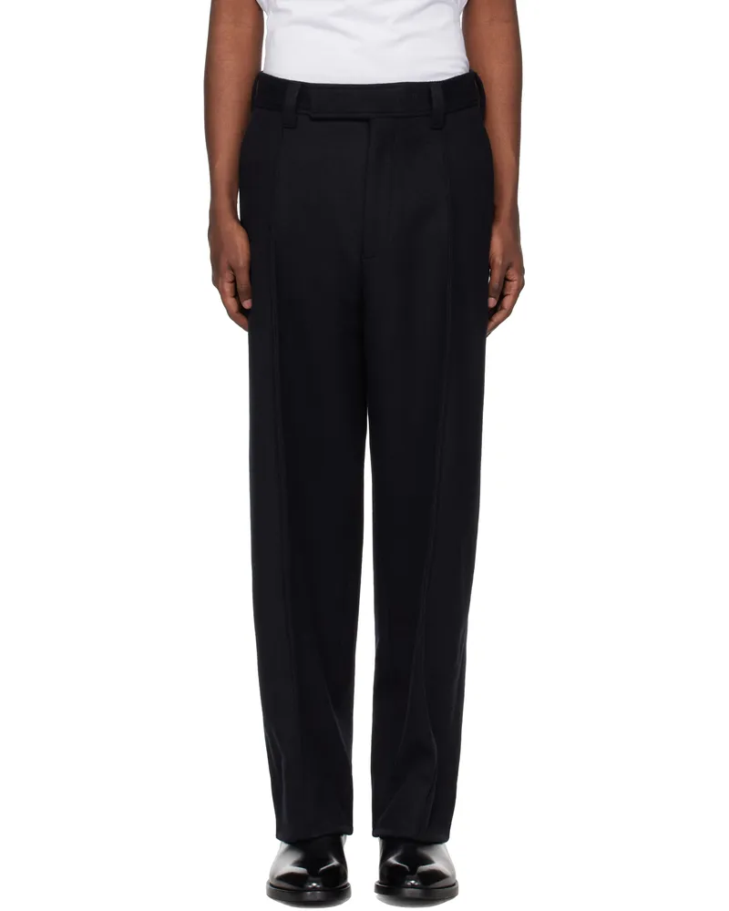 Ermenegildo Zegna Black Trofeo Cashmere Trousers K09
