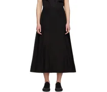 Black Centro Midi Skirt