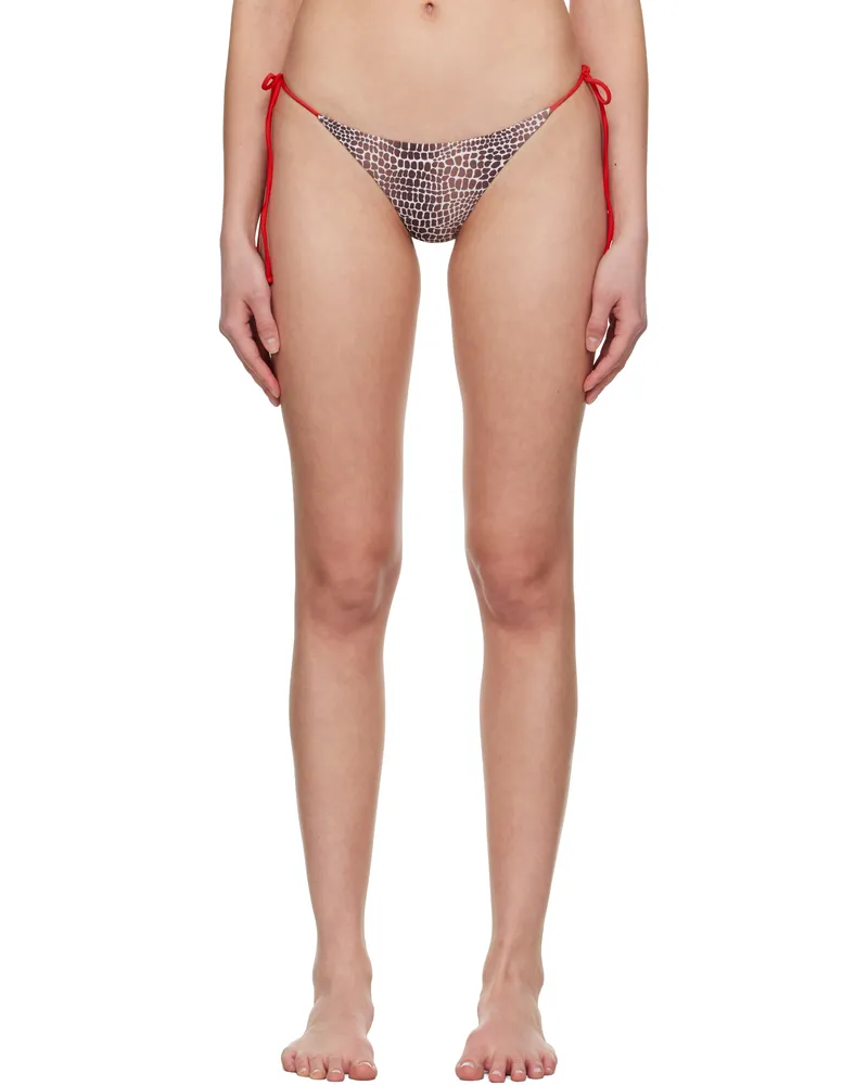 Miaou Brown & Red Kauai Bikini Bottom Lizard