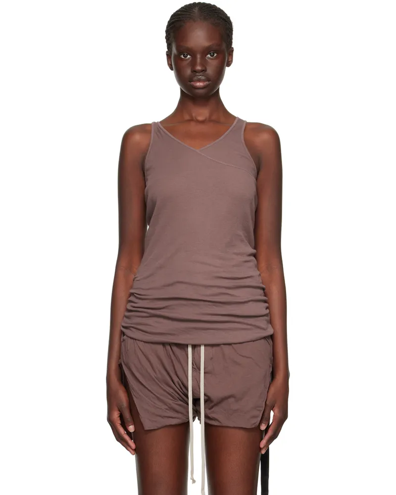 DRKSHDW by Rick Owens Purple Double Ziggy Banana Tank Top 43