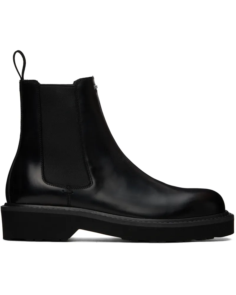 Kenzo Black Kenzo Paris 'KENZO Ukio' Chelsea Boots Black