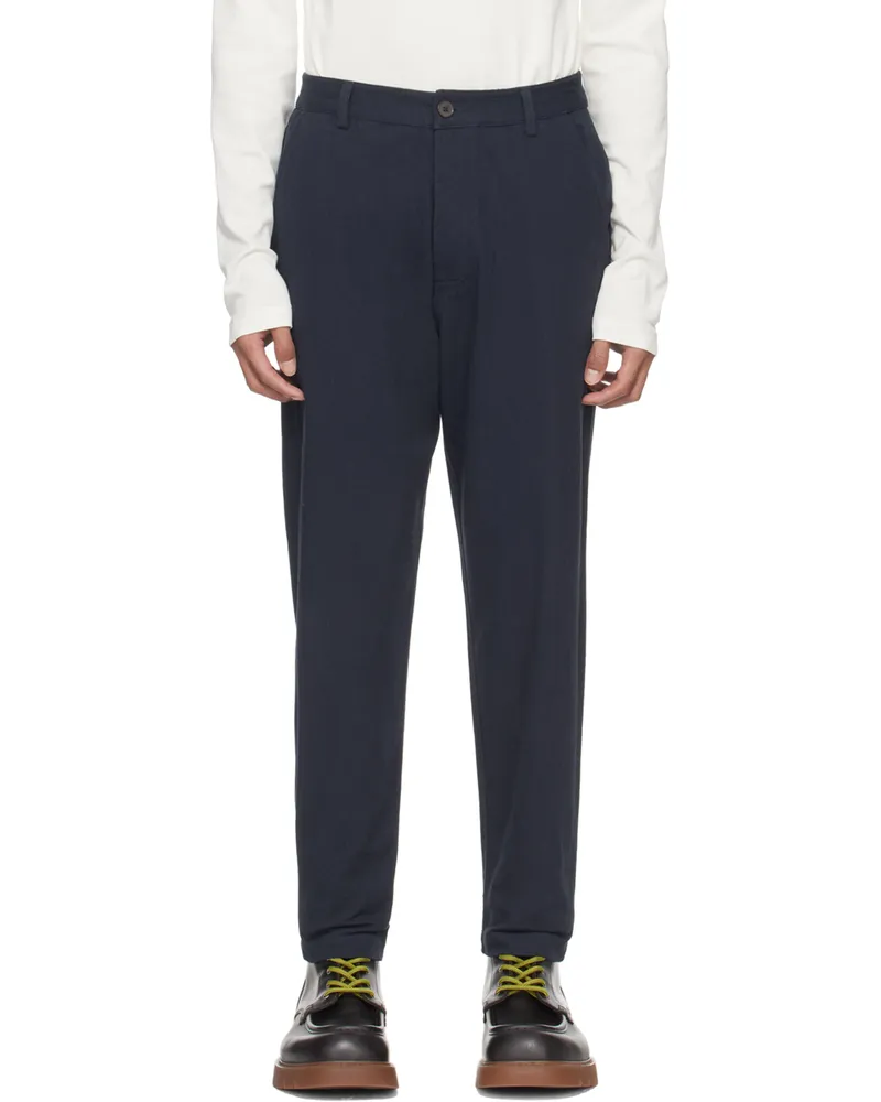 Universal Works Navy Military Trousers Navy