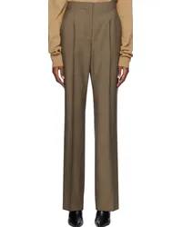 Max Mara Brown Manisa Trousers Tobacco