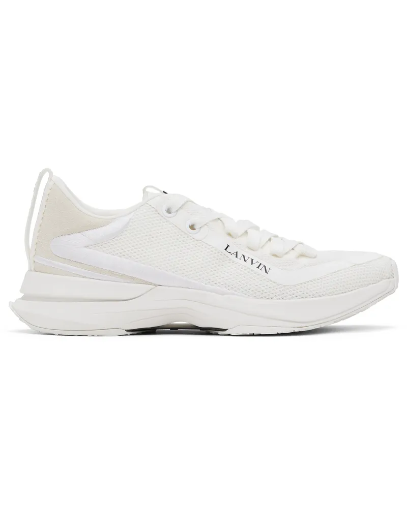 Lanvin White L-I Mesh Sneakers White00