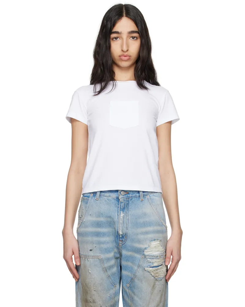 Maison Margiela White Heavy Cotton Jersey T-shirt 100