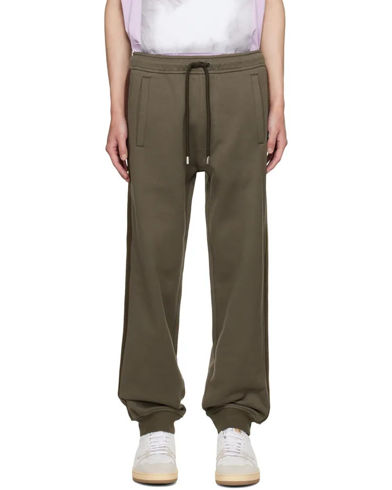 Lanvin Taupe Side Curb Sweatpants Shadow