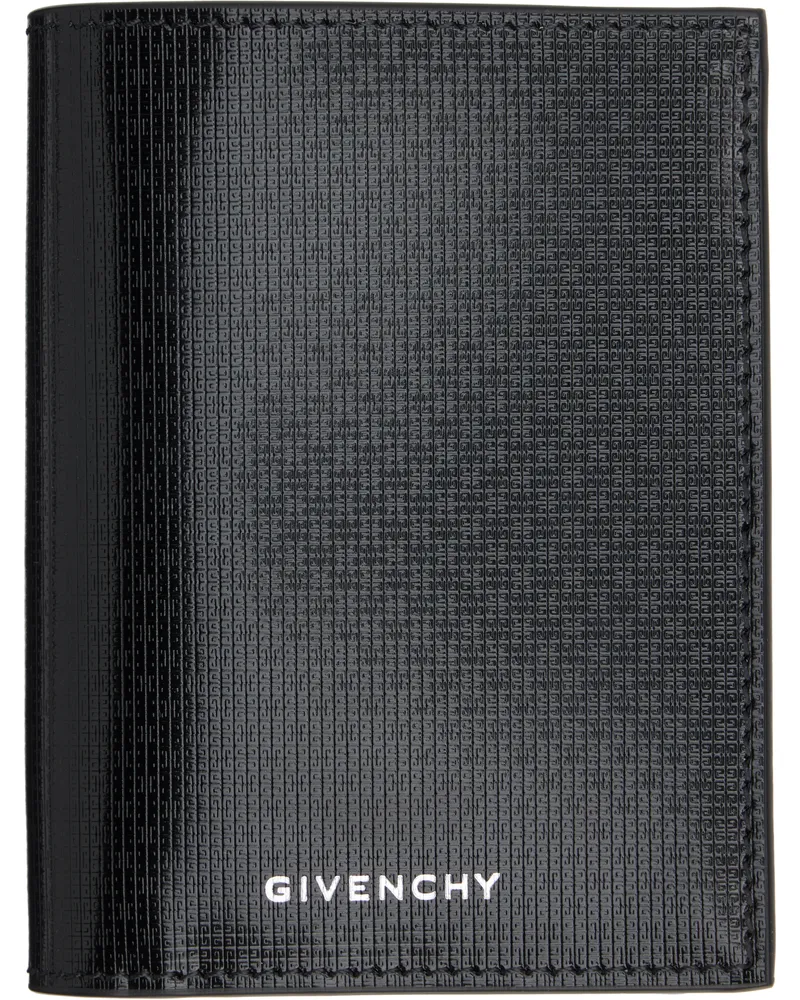 Givenchy Black 4G Leather Card Holder 001-Black
