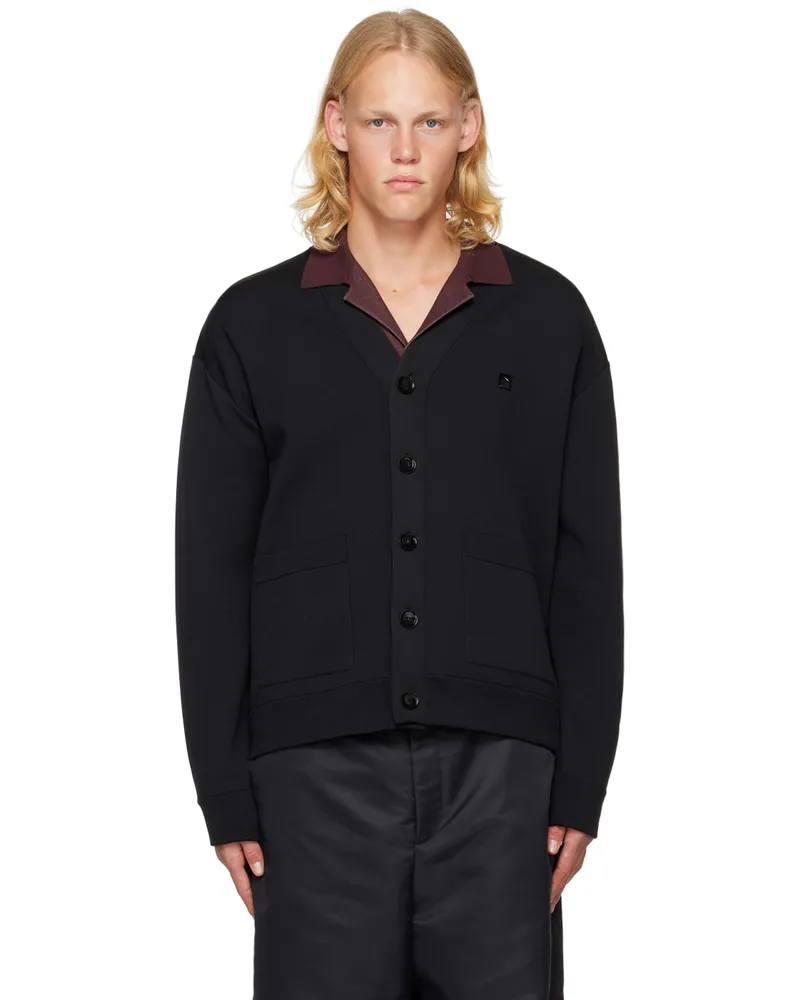 Valentino Garavani Black Stud Cardigan 0no