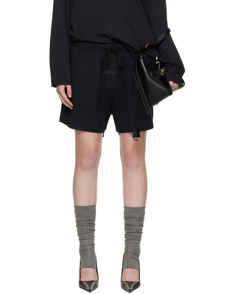 Fear of God Black Soccer Shorts Jet