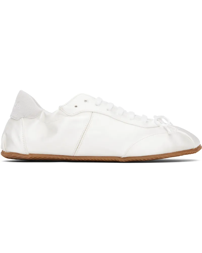 ABRA White Ballerina Sneakers White