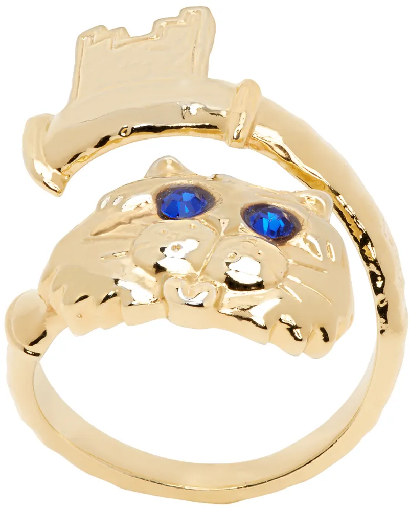 CHOPOVA LOWENA Gold Eyes & Key Ring Multi