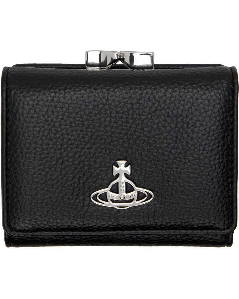 Vivienne Westwood Black Small Frame Wallet Aw24-black