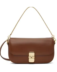 A.P.C. Brown Grace Chain Shoulder Bag Cad