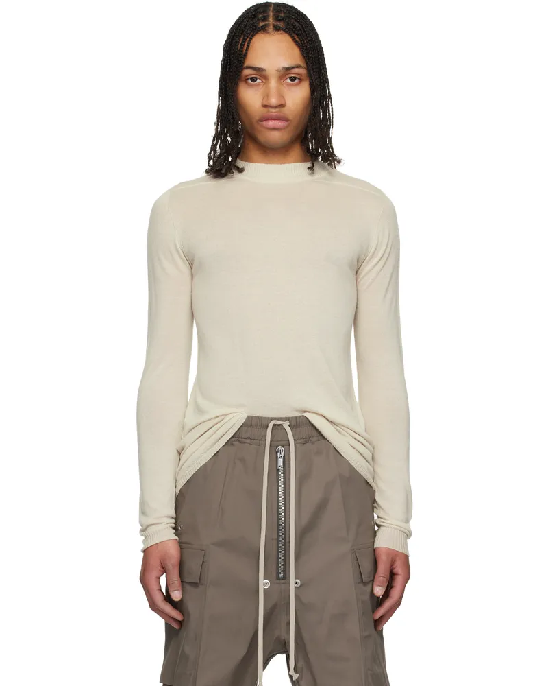 Rick Owens Off-White Hollywood Level Lupetto Sweater 41