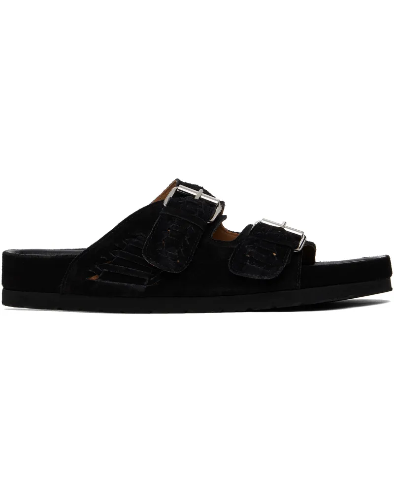 Isabel Marant Black Lekson Sandals 01bk