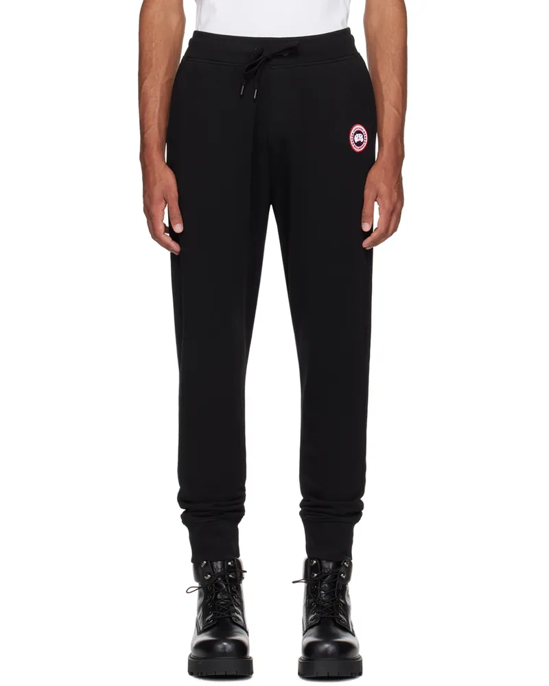 Canada Goose Black Huron Sweatpants Black