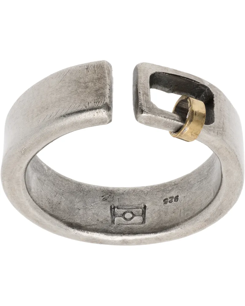 TITLE OF WORK Open Hoop Ring Silver