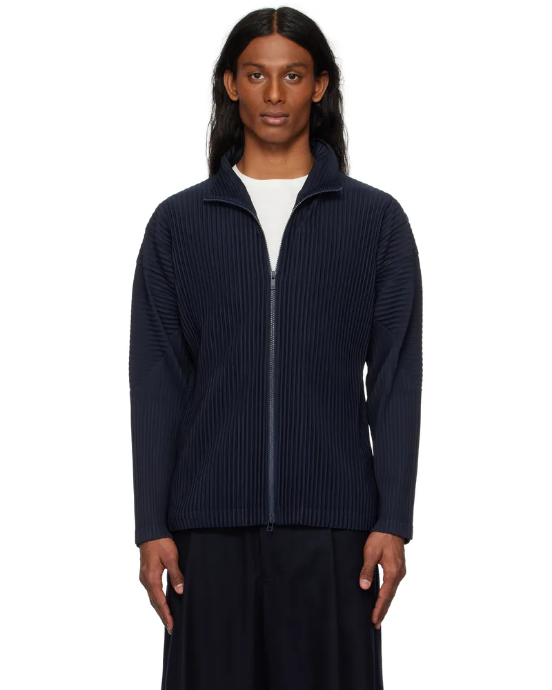 Issey Miyake Navy Basics Sweater 75-navy