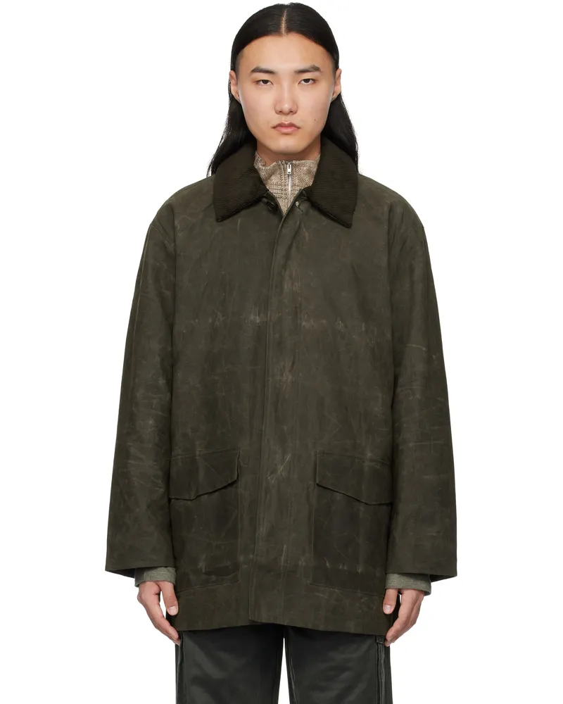 Holzweiler Green Dani Mid Length Jacket Dk.