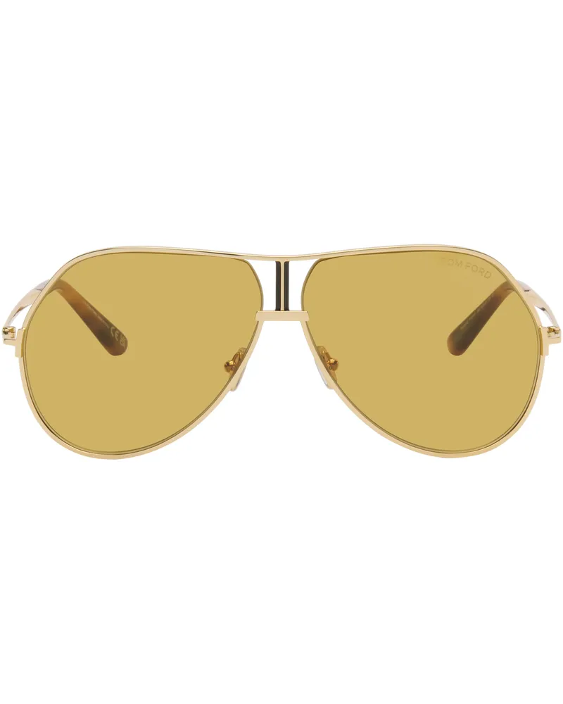Tom Ford Gold Rickie-02 Sunglasses 30e