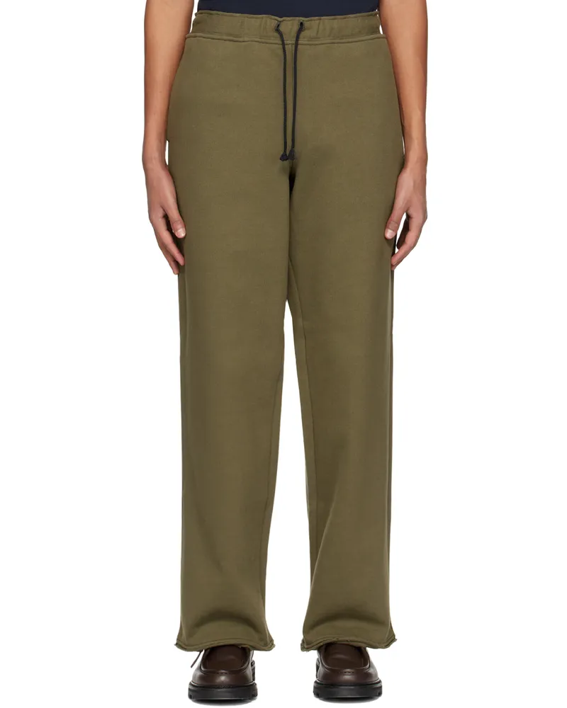 ABAGA VELLI Green Track Sweatpants Military
