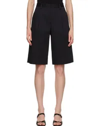 Matteau Black Long Shorts Black