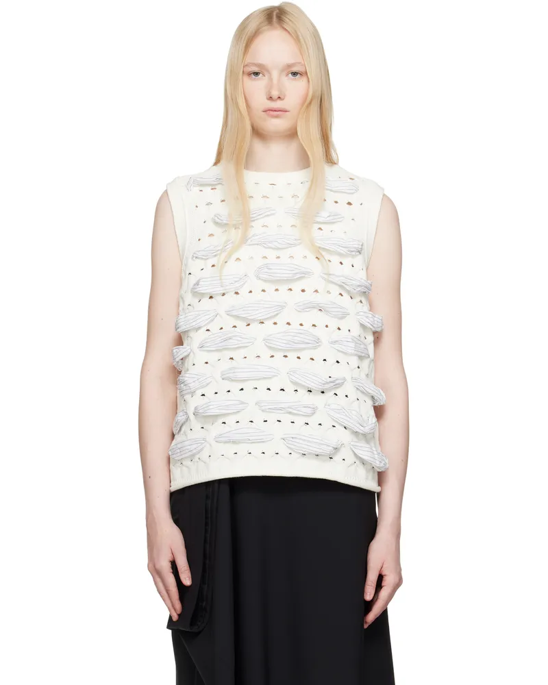 Adererror White Product. 58 Knit Vest White