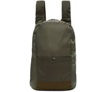 Khaki Slim Backpack