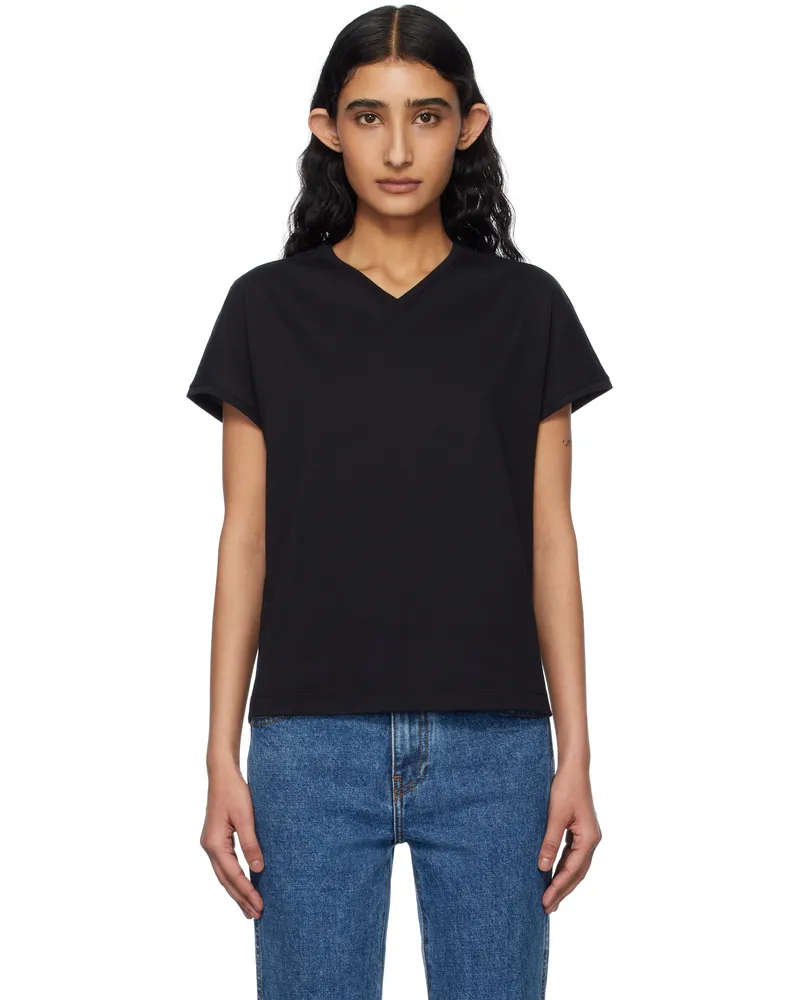 KHAITE Black Devra T-shirt 200