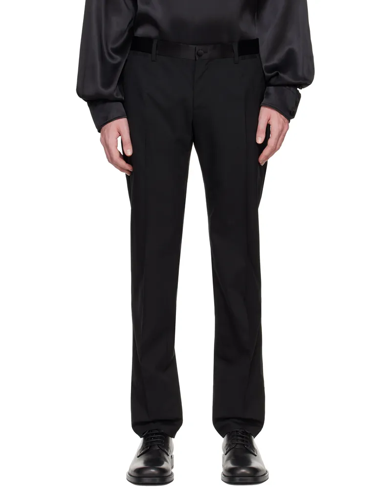 Dolce & Gabbana Black Six-Pocket Trousers N0000