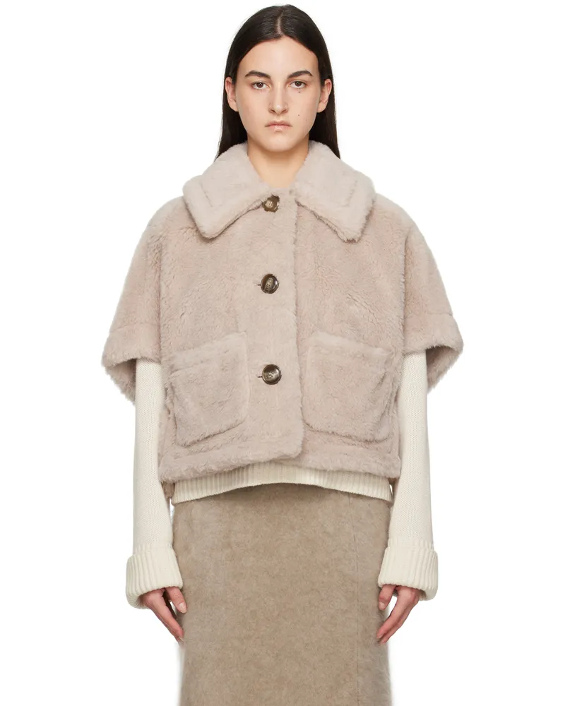 Max Mara Taupe Newterzo1 Jacket 002