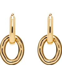 Jil Sander Gold Drop Earrings Gold