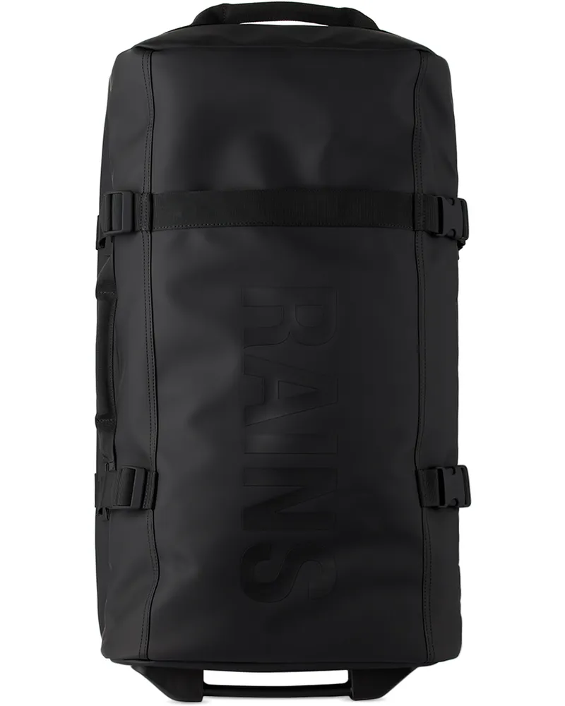 RAINS Black Texel Check-In Bag Black