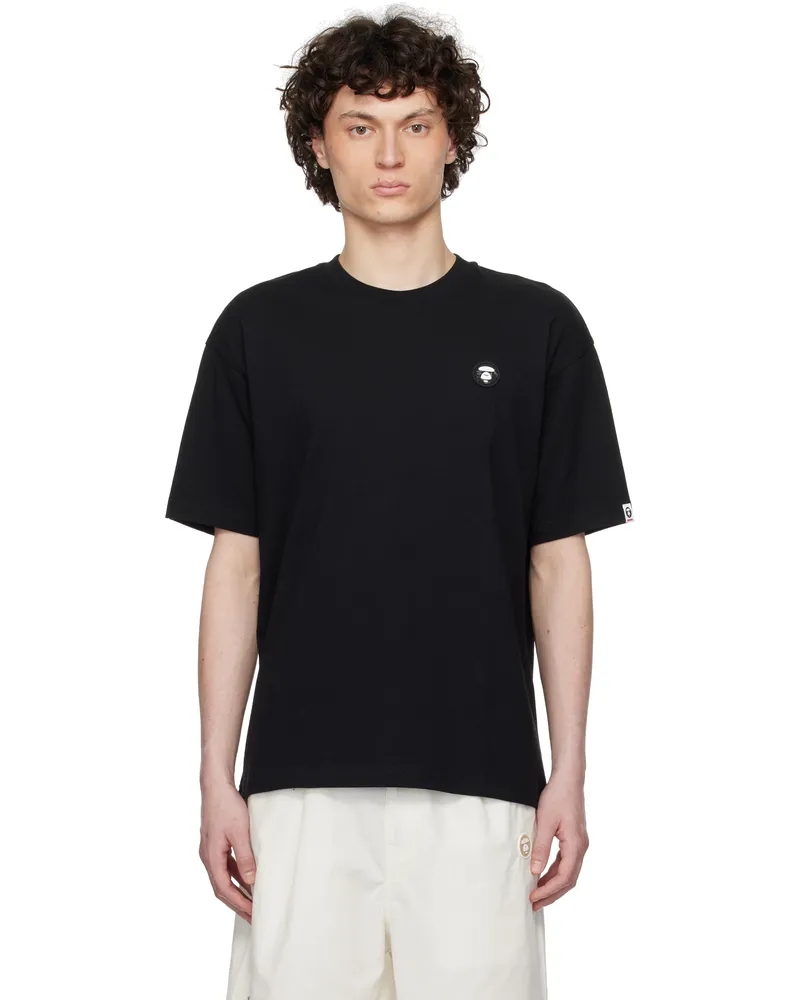 AAPE by A Bathing Ape Black 'AAPE Now' T-shirt Bkx