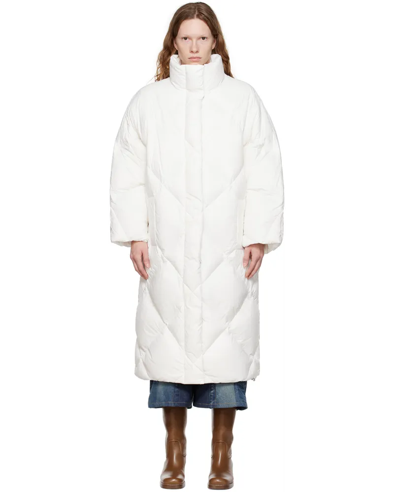 STAND Off-White Anissa Down Coat Off