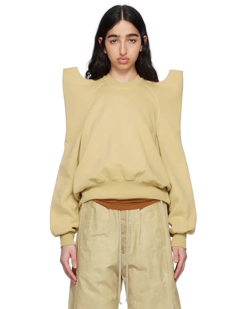 DRKSHDW by Rick Owens Beige Hollywood Tecsweat Sweatshirt 81