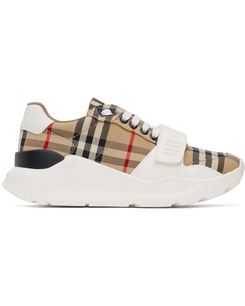 Burberry Beige Check Sneakers Archive
