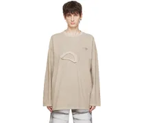 Gray 2-In-1 Long Sleeve T-Shirt