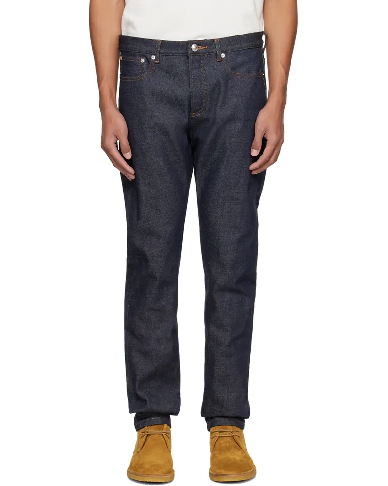 A.P.C. Navy Petit New Standard Jeans Iai