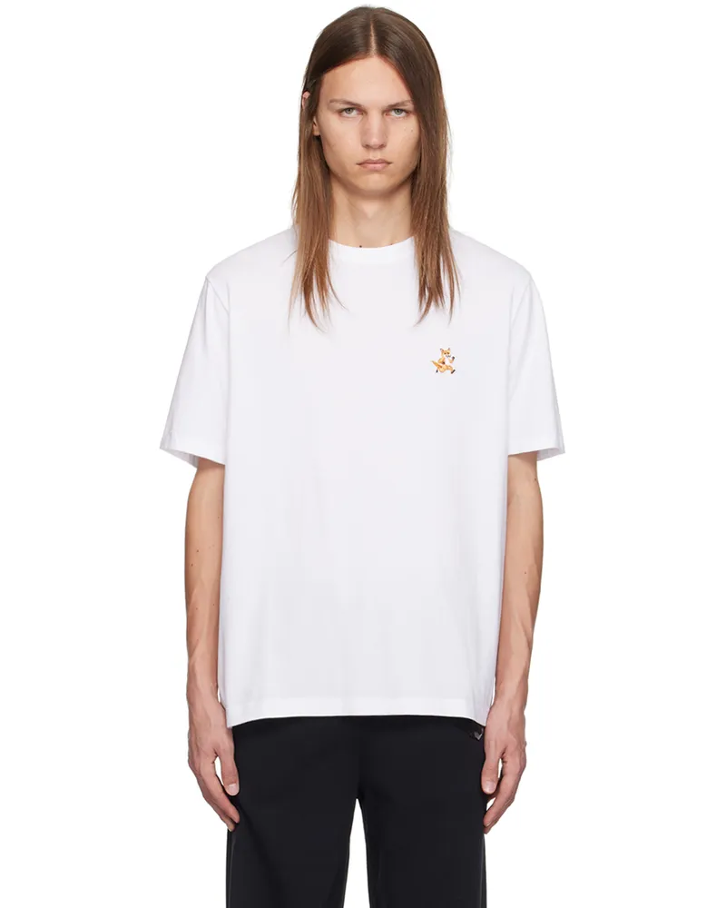 Kitsuné White Speedy Fox Patch T-shirt P100