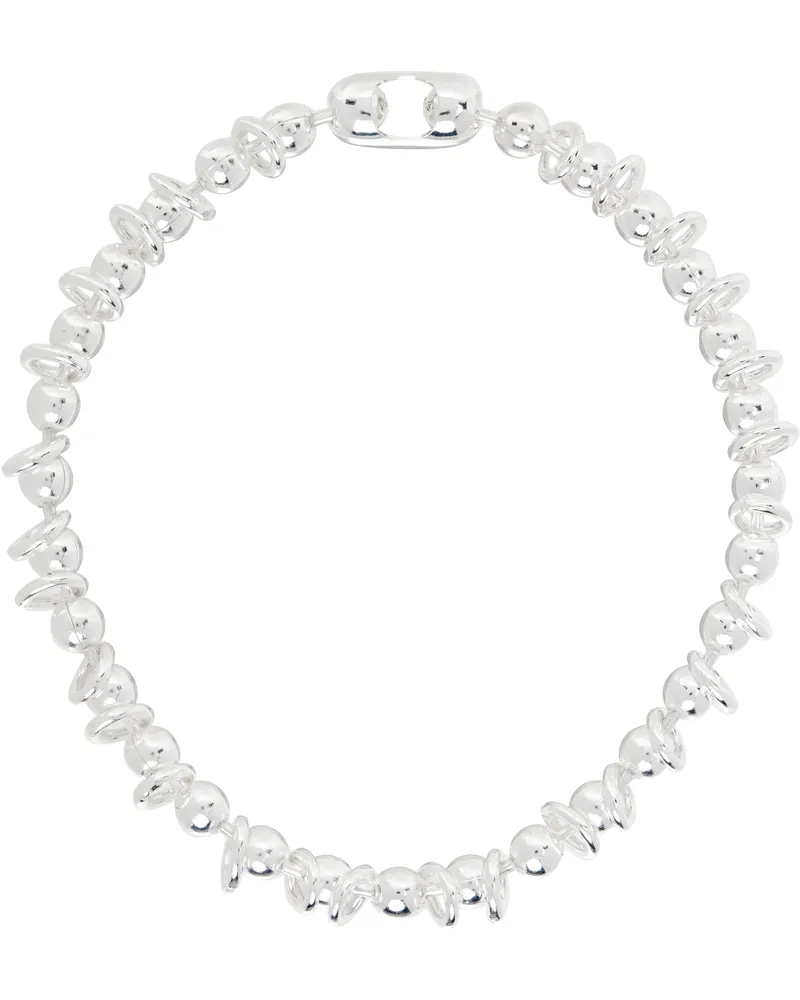 Martine Ali Ever Ball Chain Necklace Silver