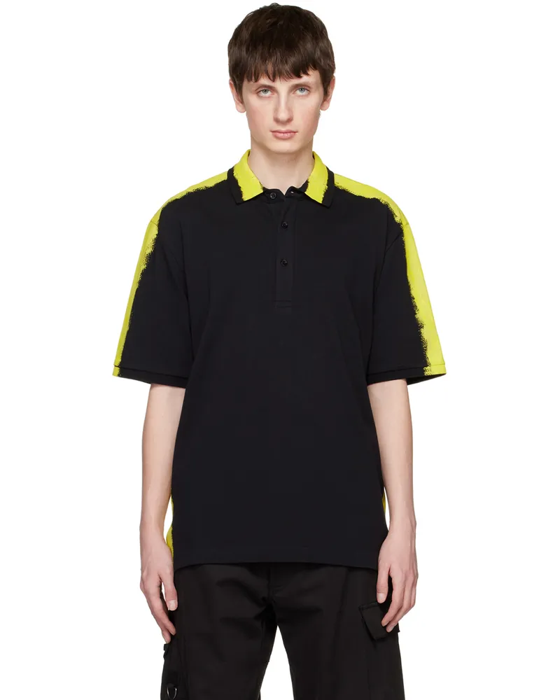 Moschino Black Paint Polo A3555