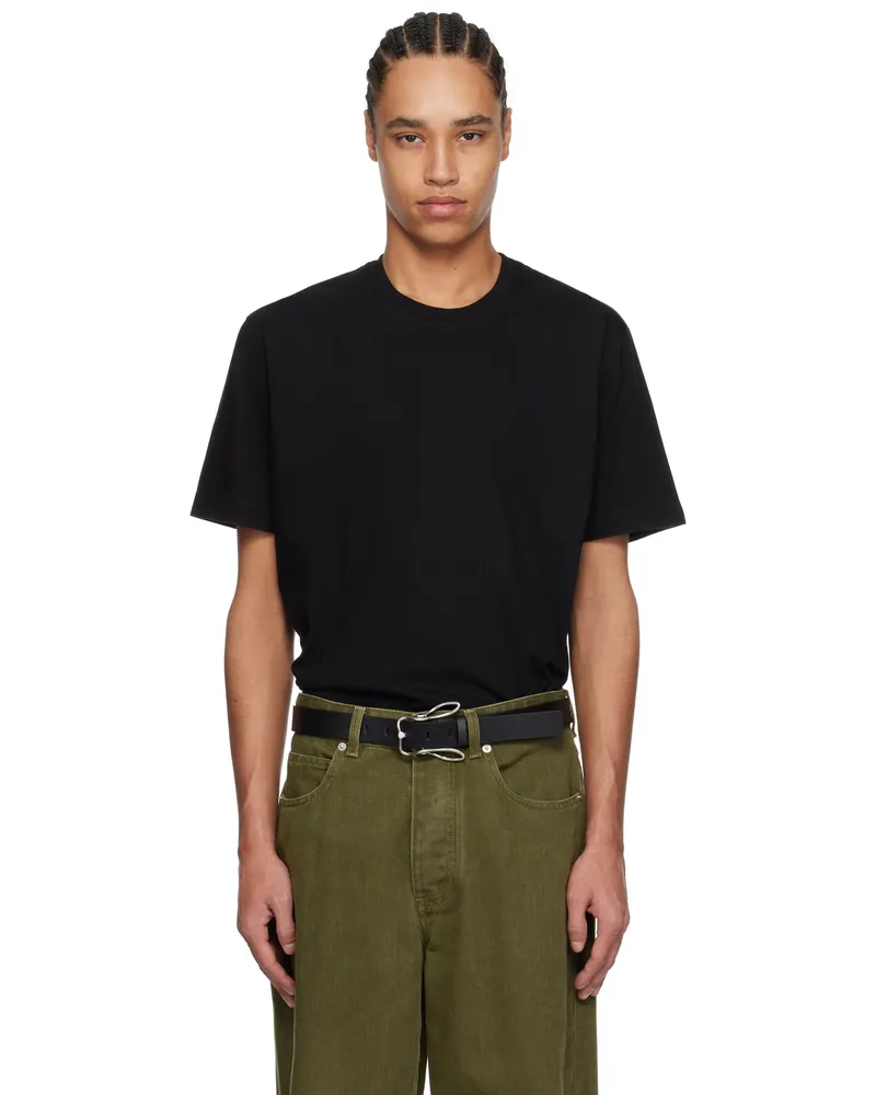 Bottega Veneta Black Cotton Jersey T-shirt 1000